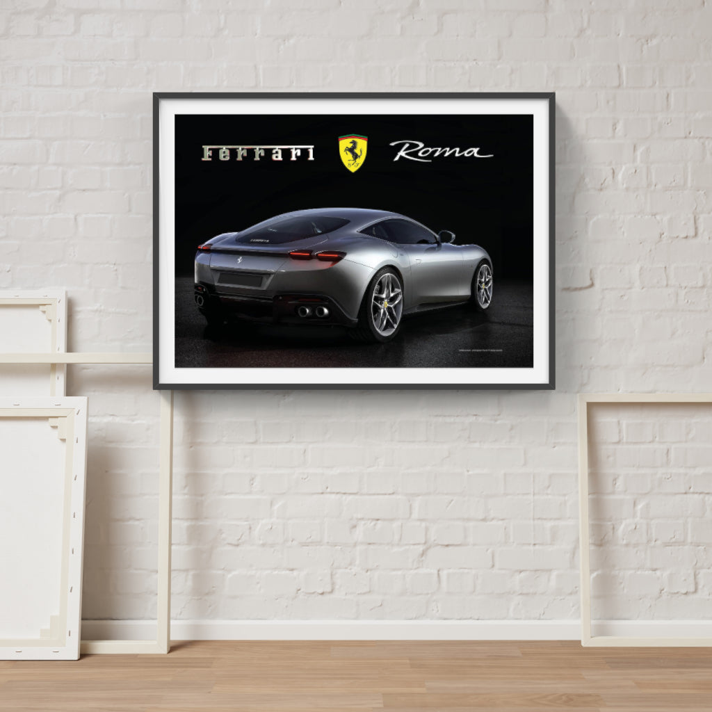 Ferrari Roma poster