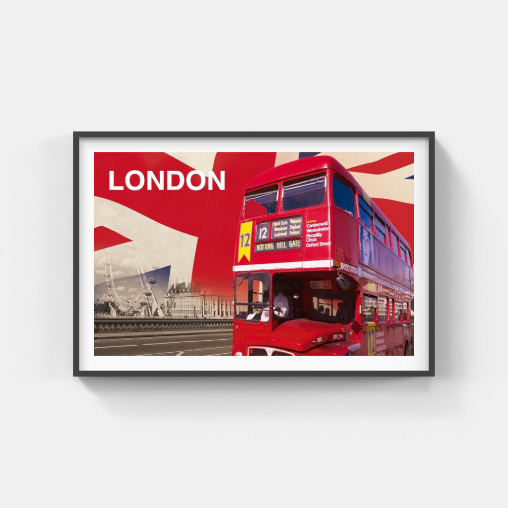 London Bus poster