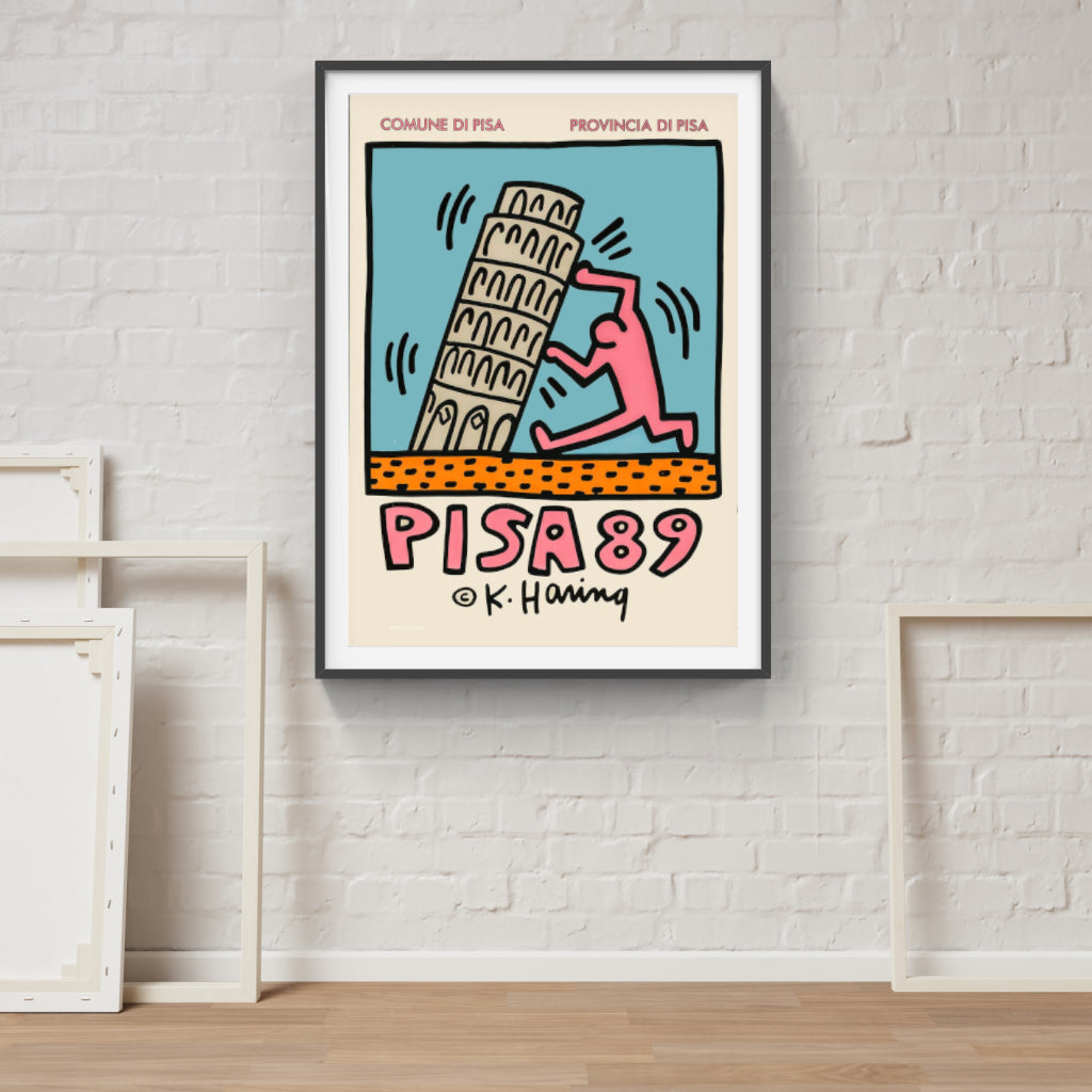 Keith Haring - Pisa poster