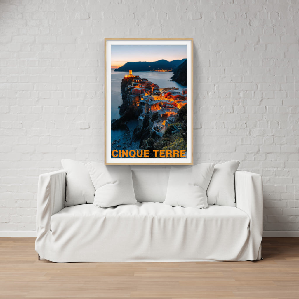 Cinque Terre Italy poster