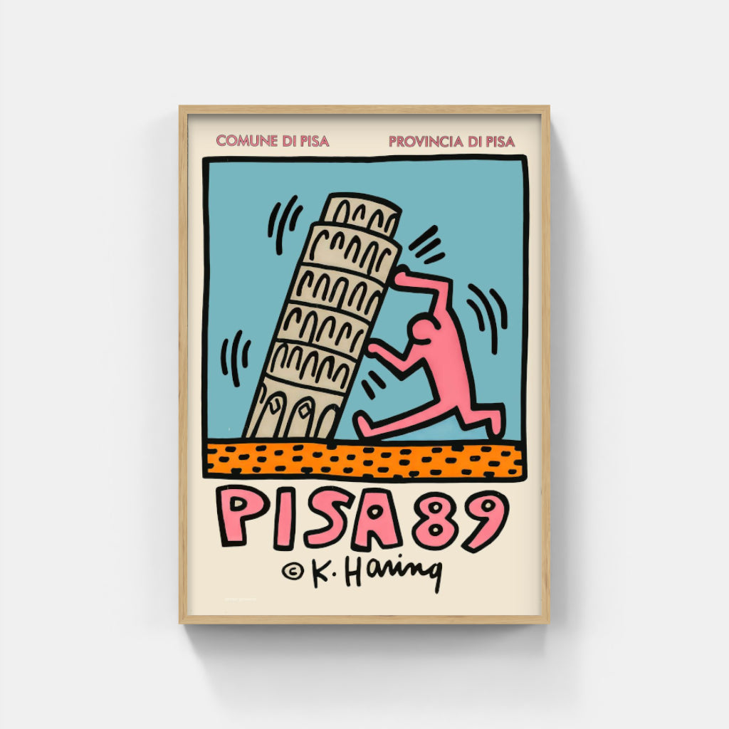 Keith Haring - Pisa poster