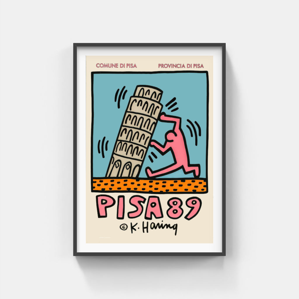 Keith Haring - Pisa poster