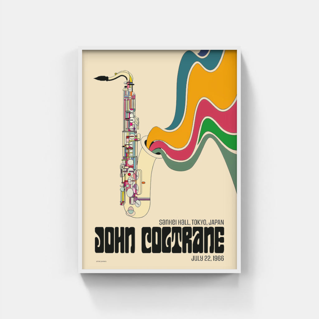 John Coltrane Tokyo poster