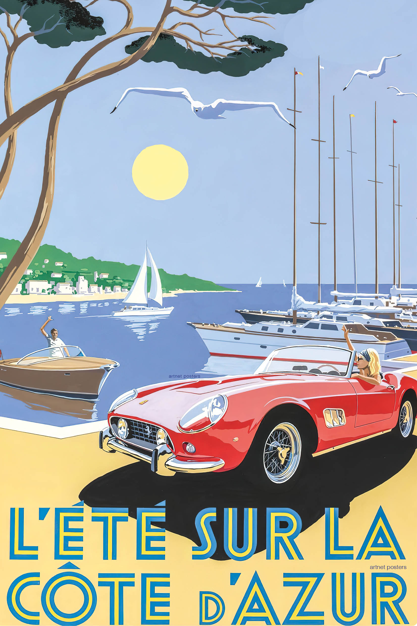 Été sur la Côte d'Azur poster