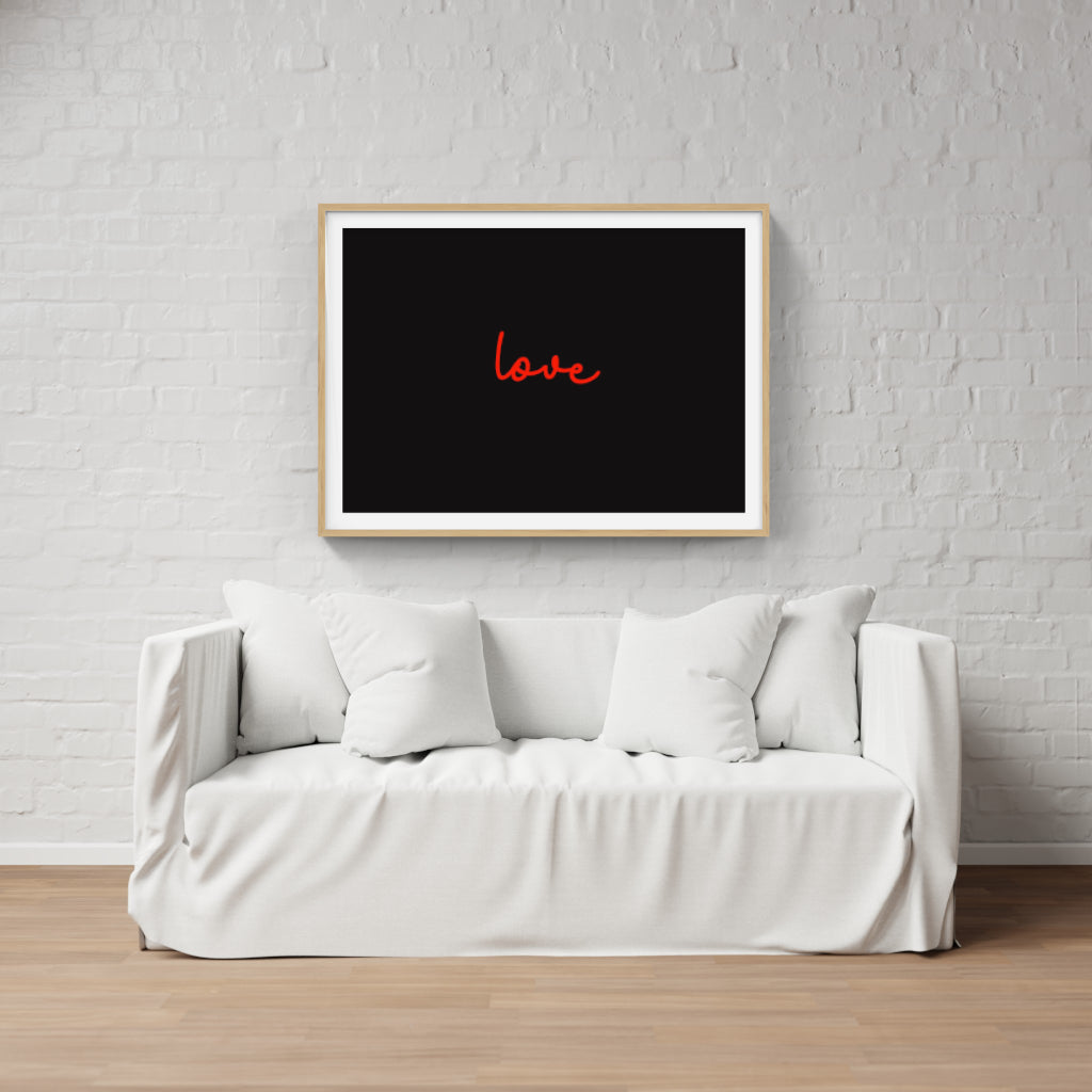 One Little Word love poster