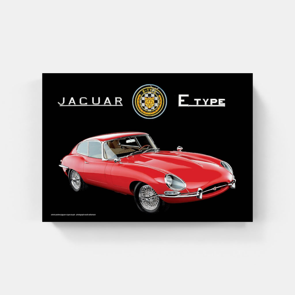 Jaguar E-Type Coupe poster