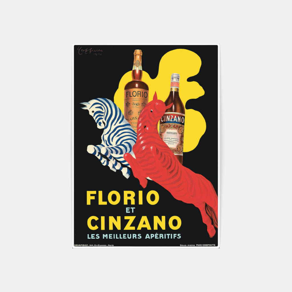 Cinzano et Florio poster