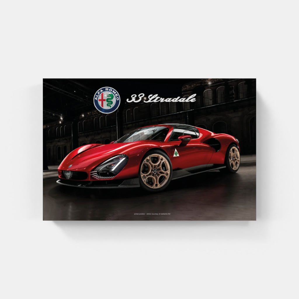 Alfa Romeo 33 Stradale - super car poster