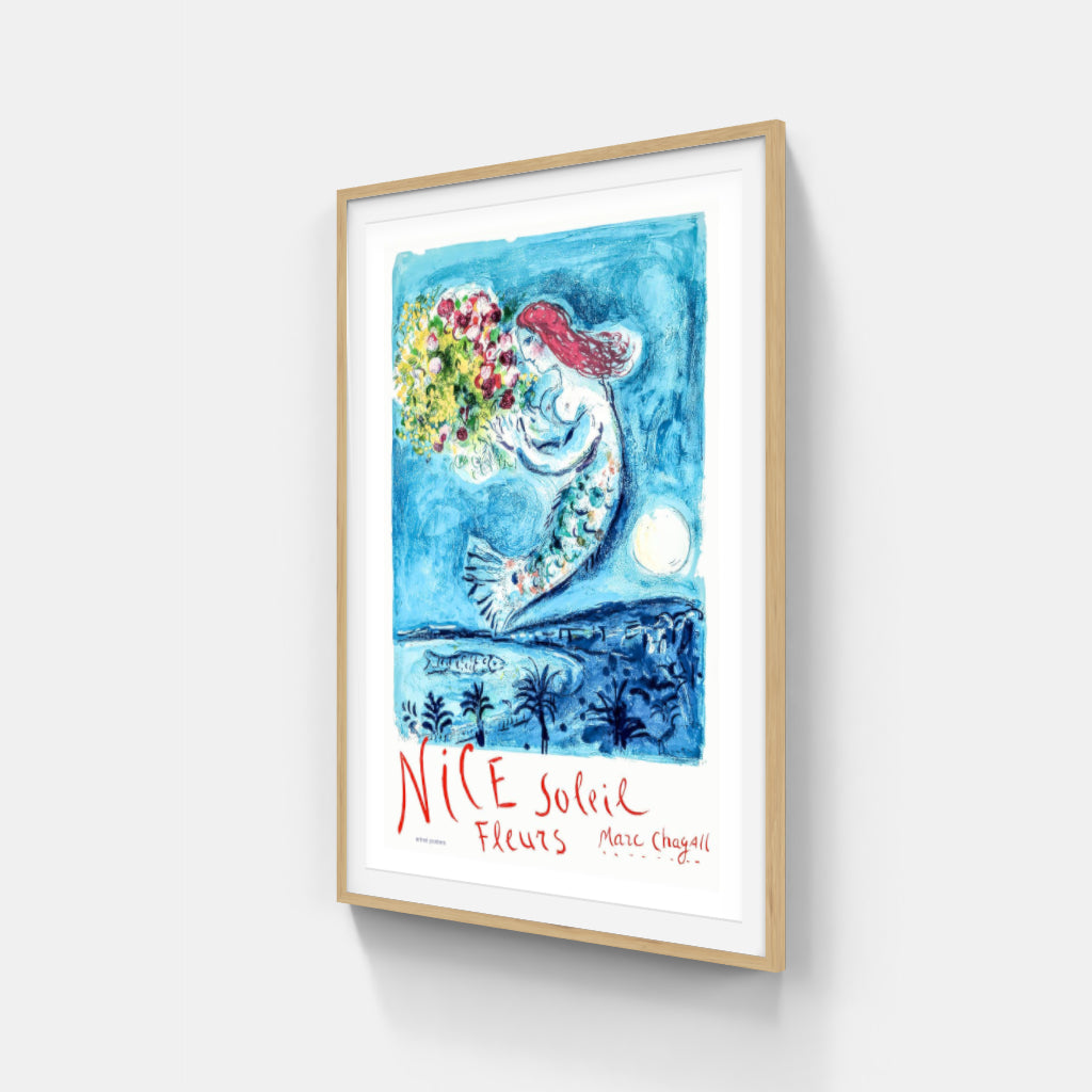 Chagall "Nice Fleurie" poster