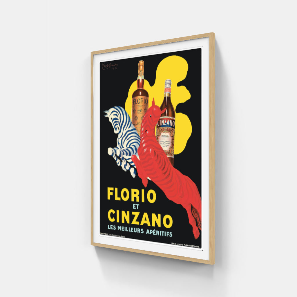 Cinzano et Florio poster