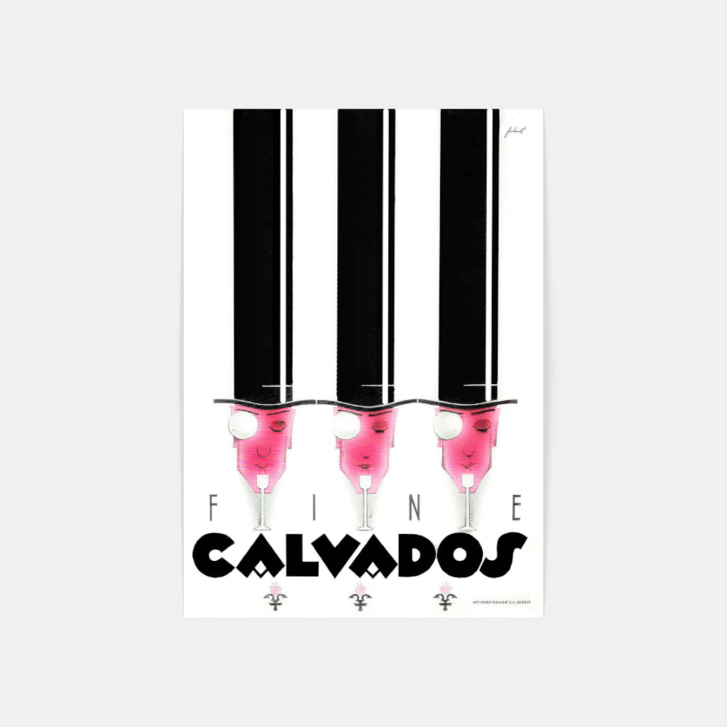 Calvados retro poster