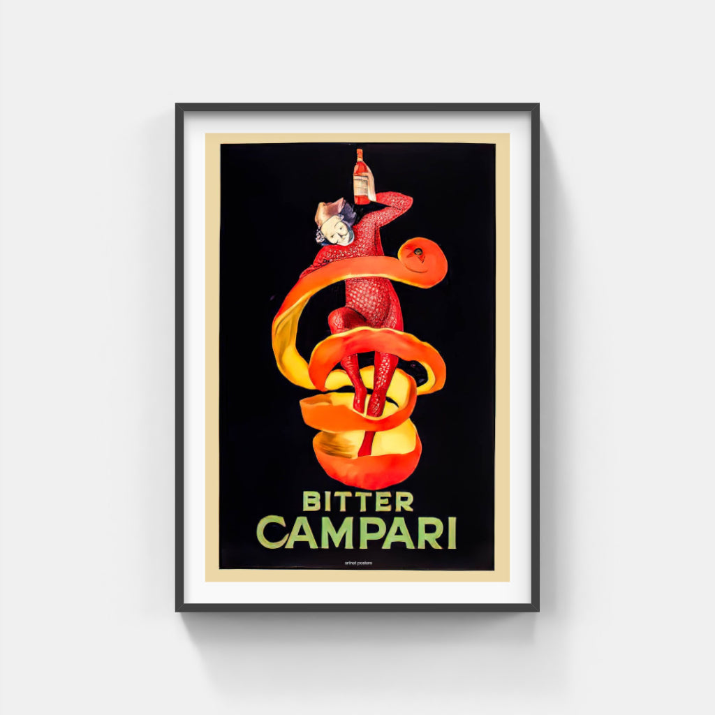 Campari, the fashionable aperitif poster