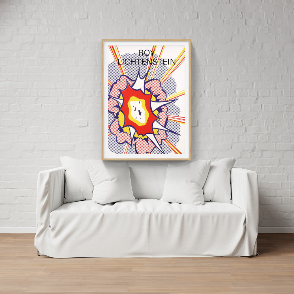 Explosion - Roy Lichtenstein poster