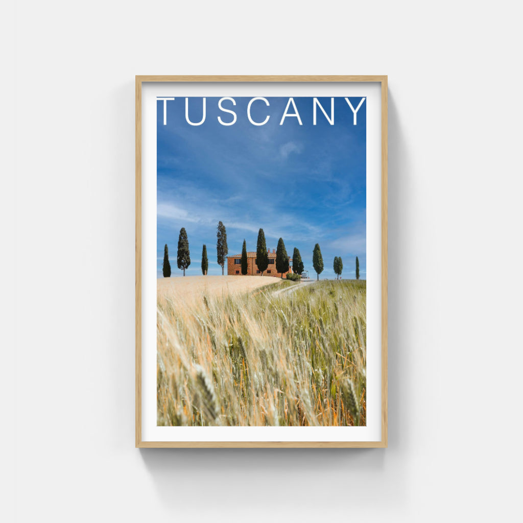 Idyllic Tuscany poster