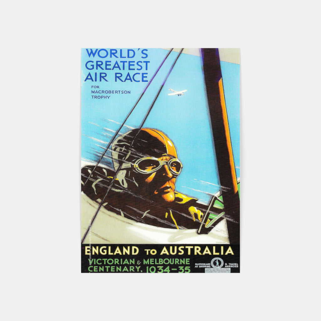 The England-Australia Air Race poster