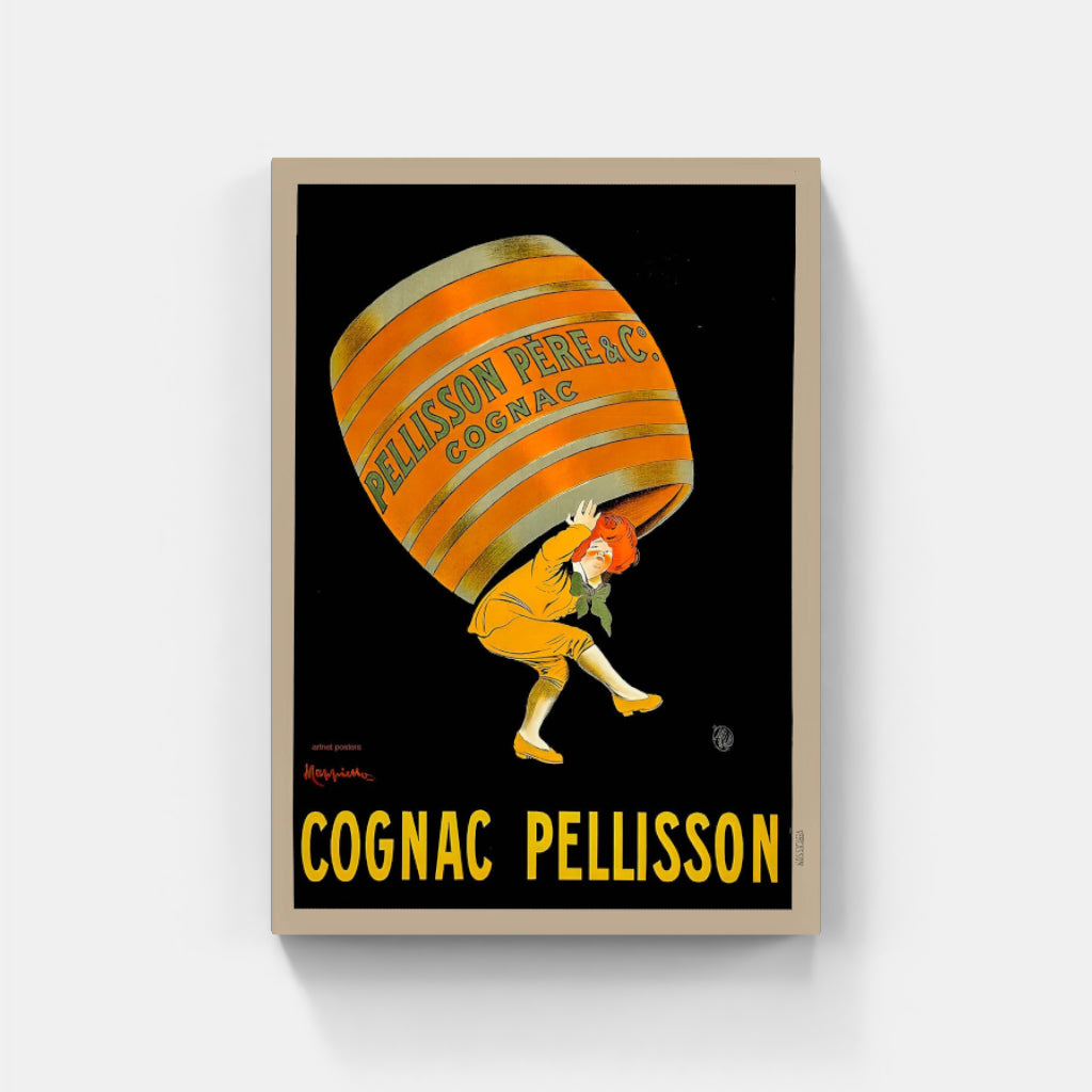 Cognac Pellison retro poster