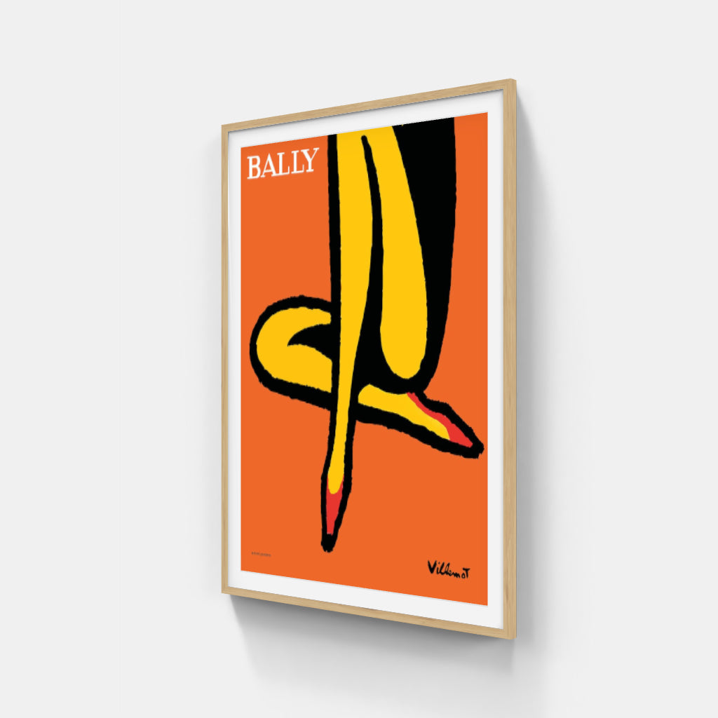 Bally by Villemot poster