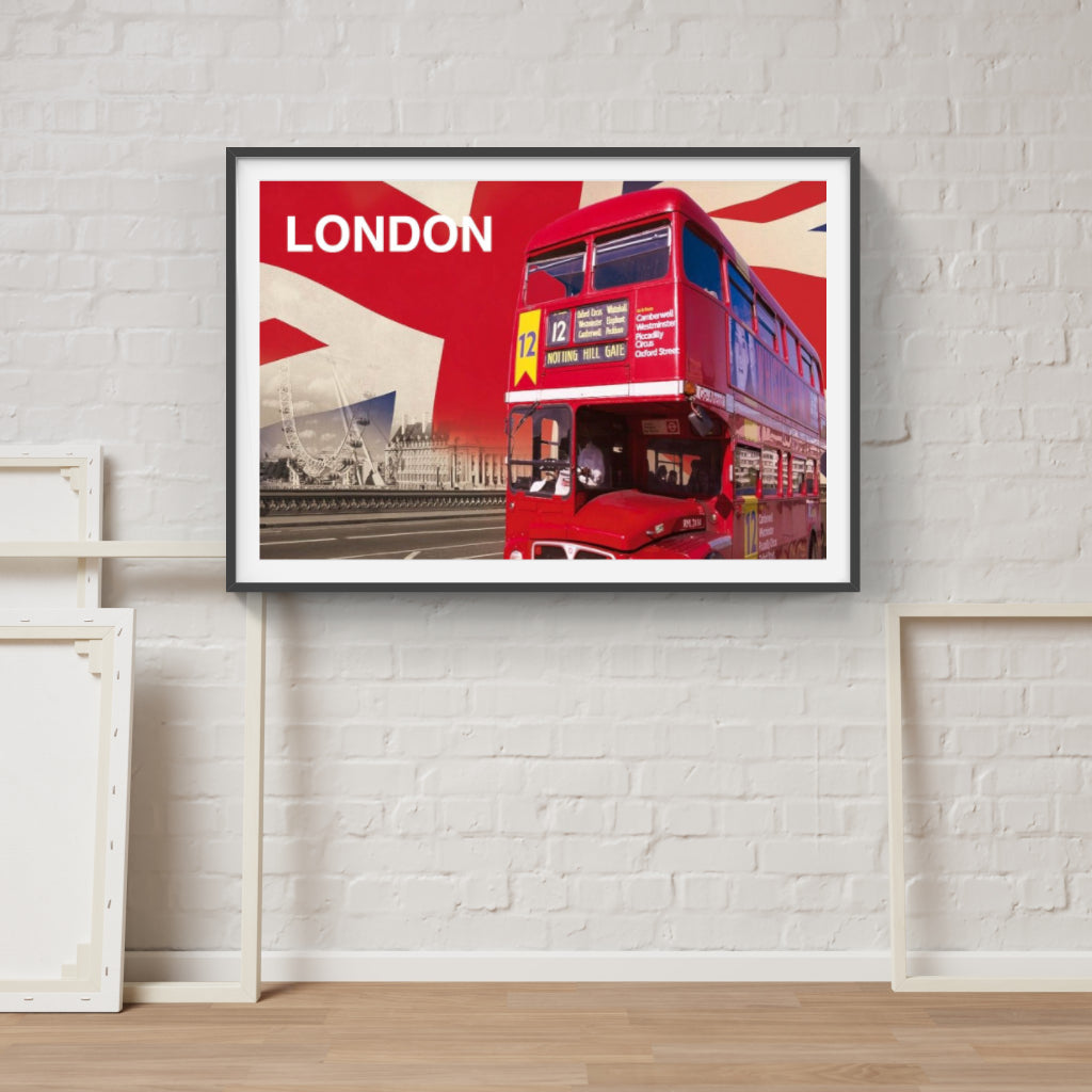 London Bus poster