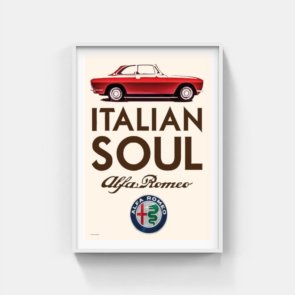 Alfa Romeo GTV car poster