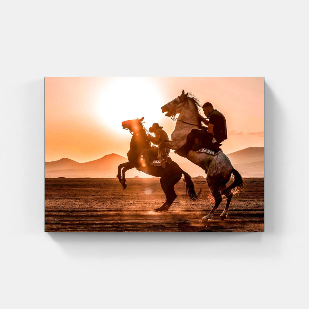 Double Rodeo horse poster