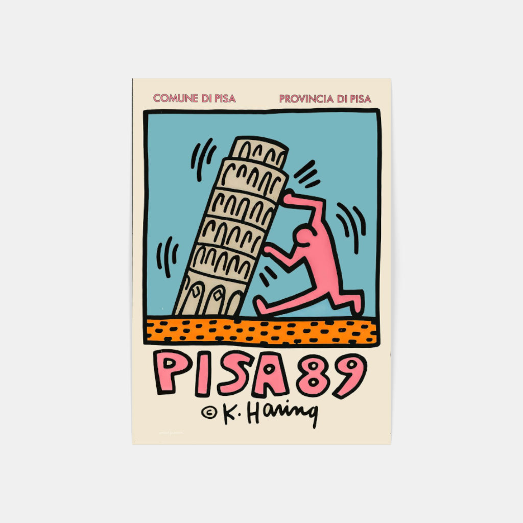 Keith Haring - Pisa poster