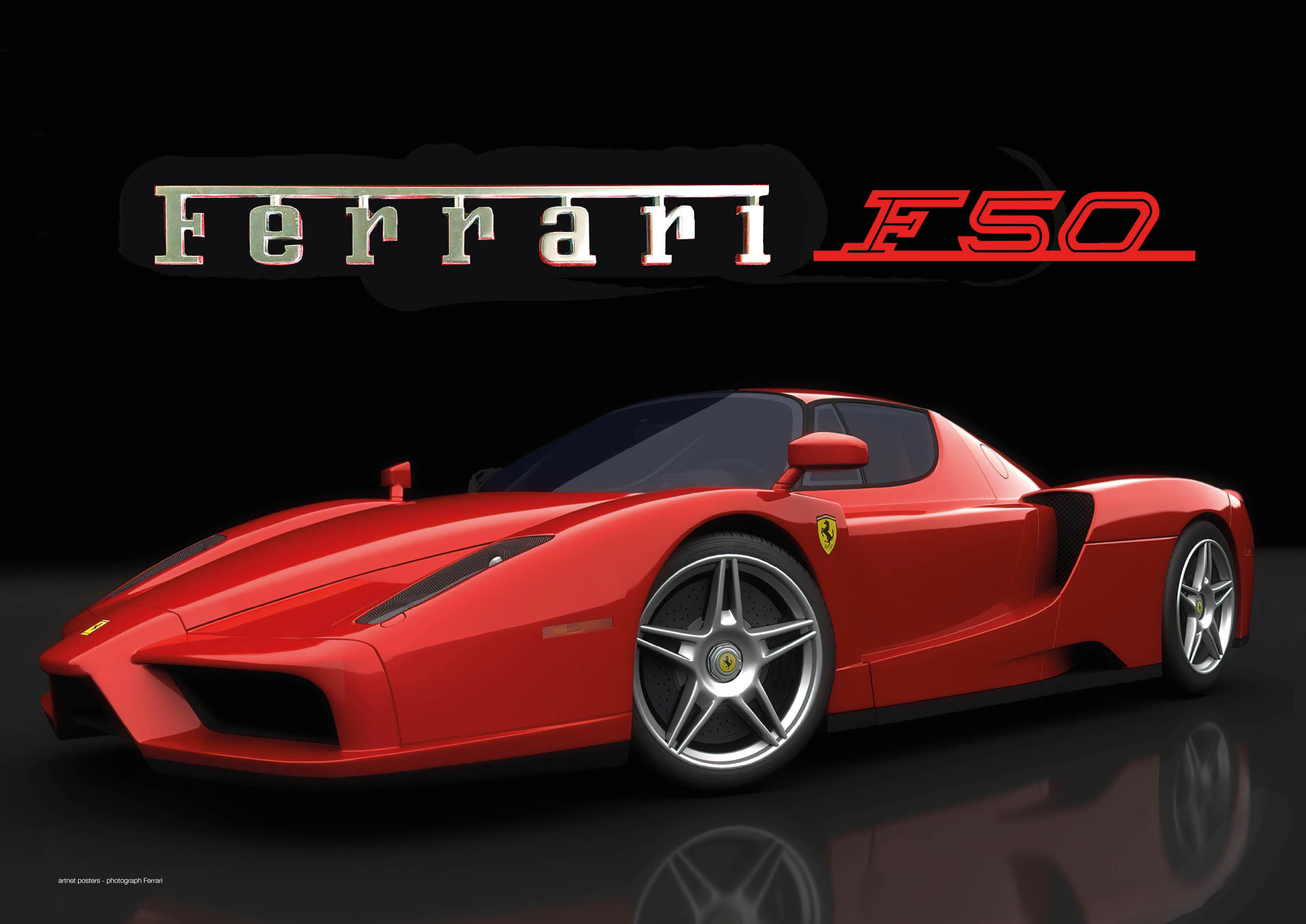 Ferrari F50 poster