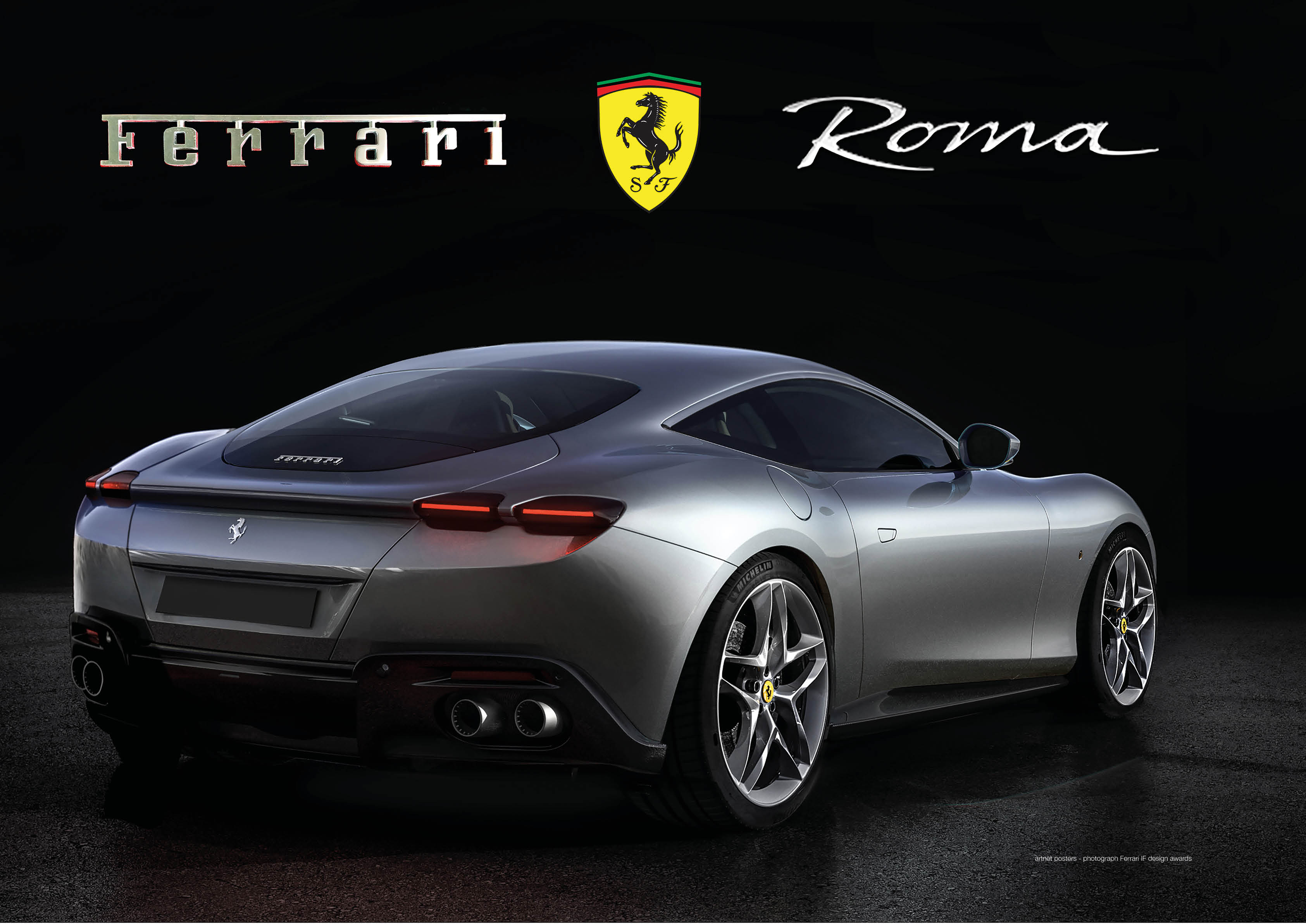 Ferrari Roma poster