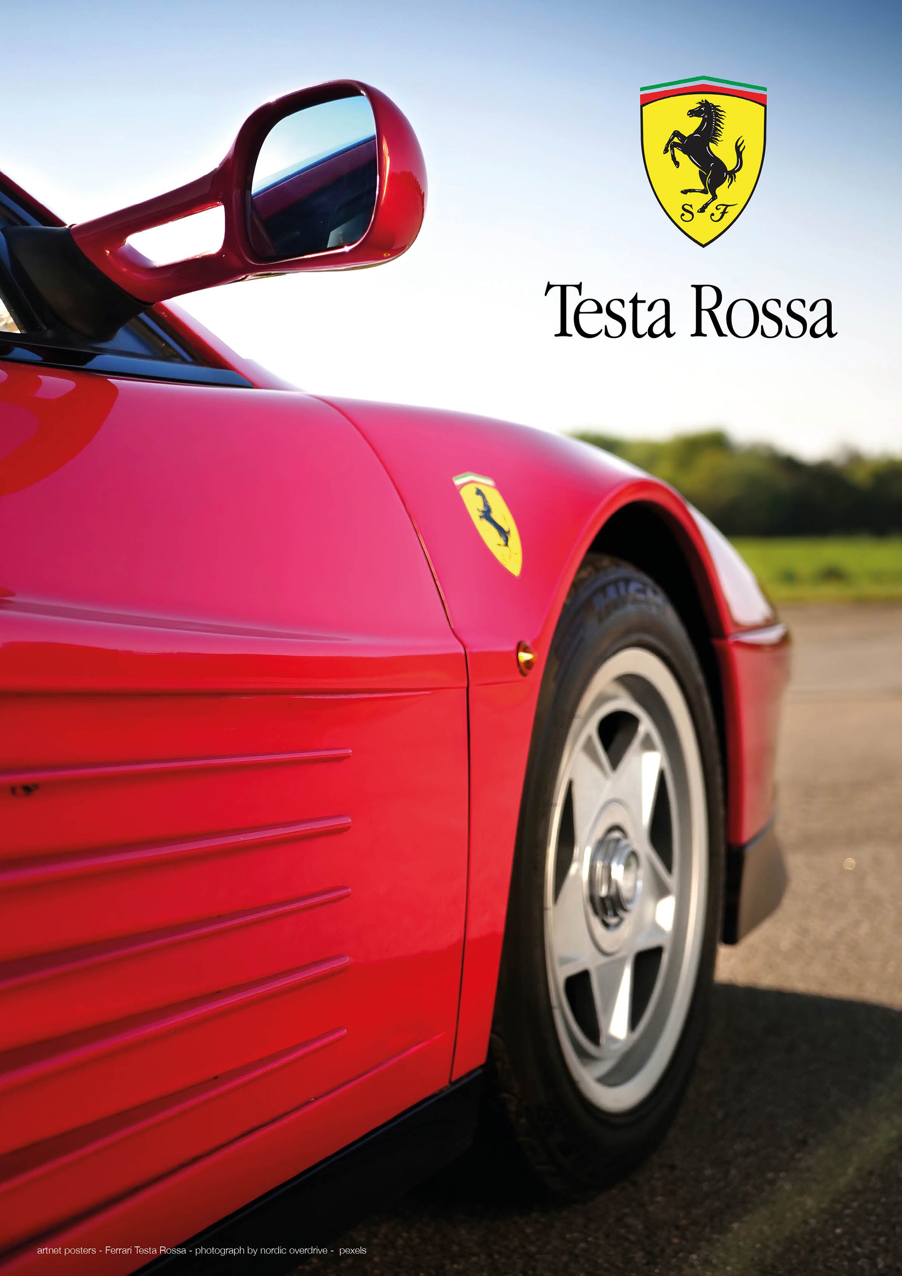 Ferrari Testa Rossa poster