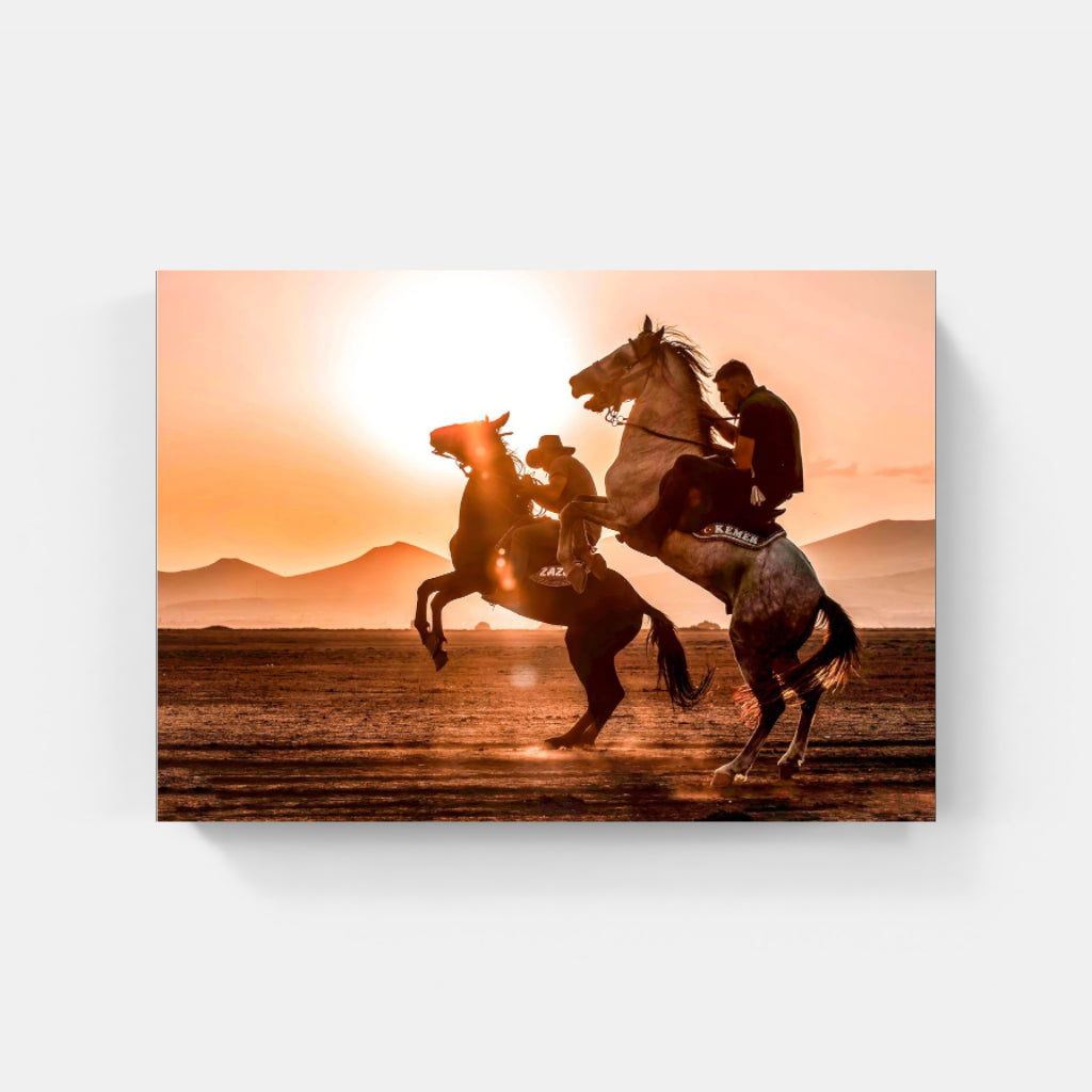 Double Rodeo horse poster