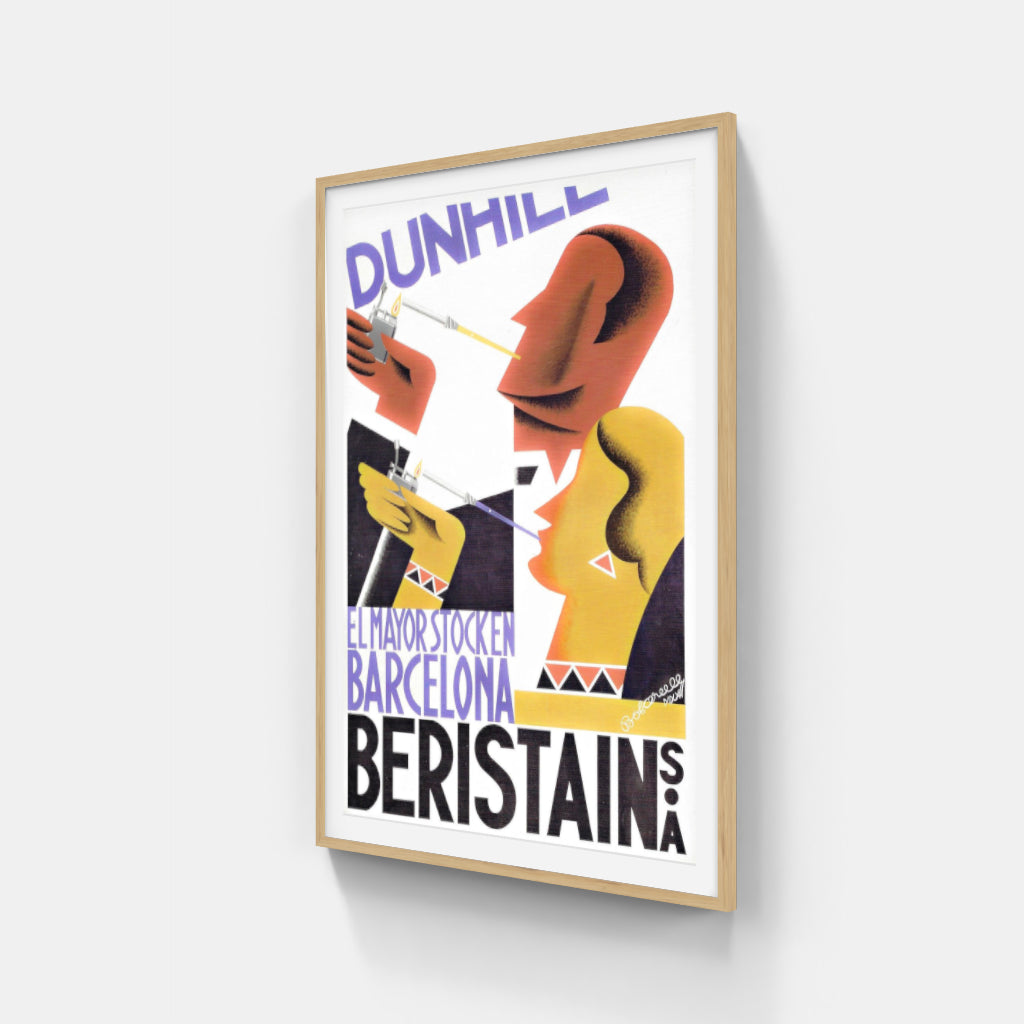 Dunhill Cigarettes poster