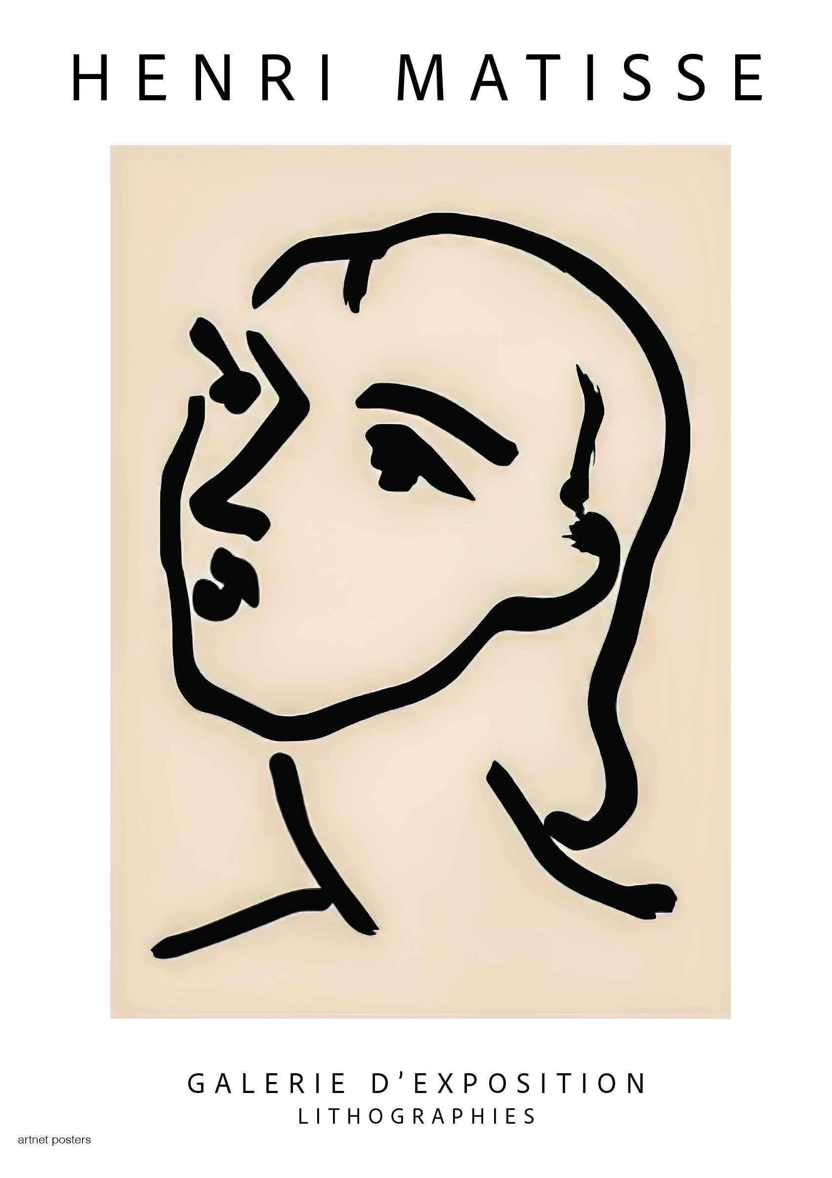 Henri Matisse Head poster