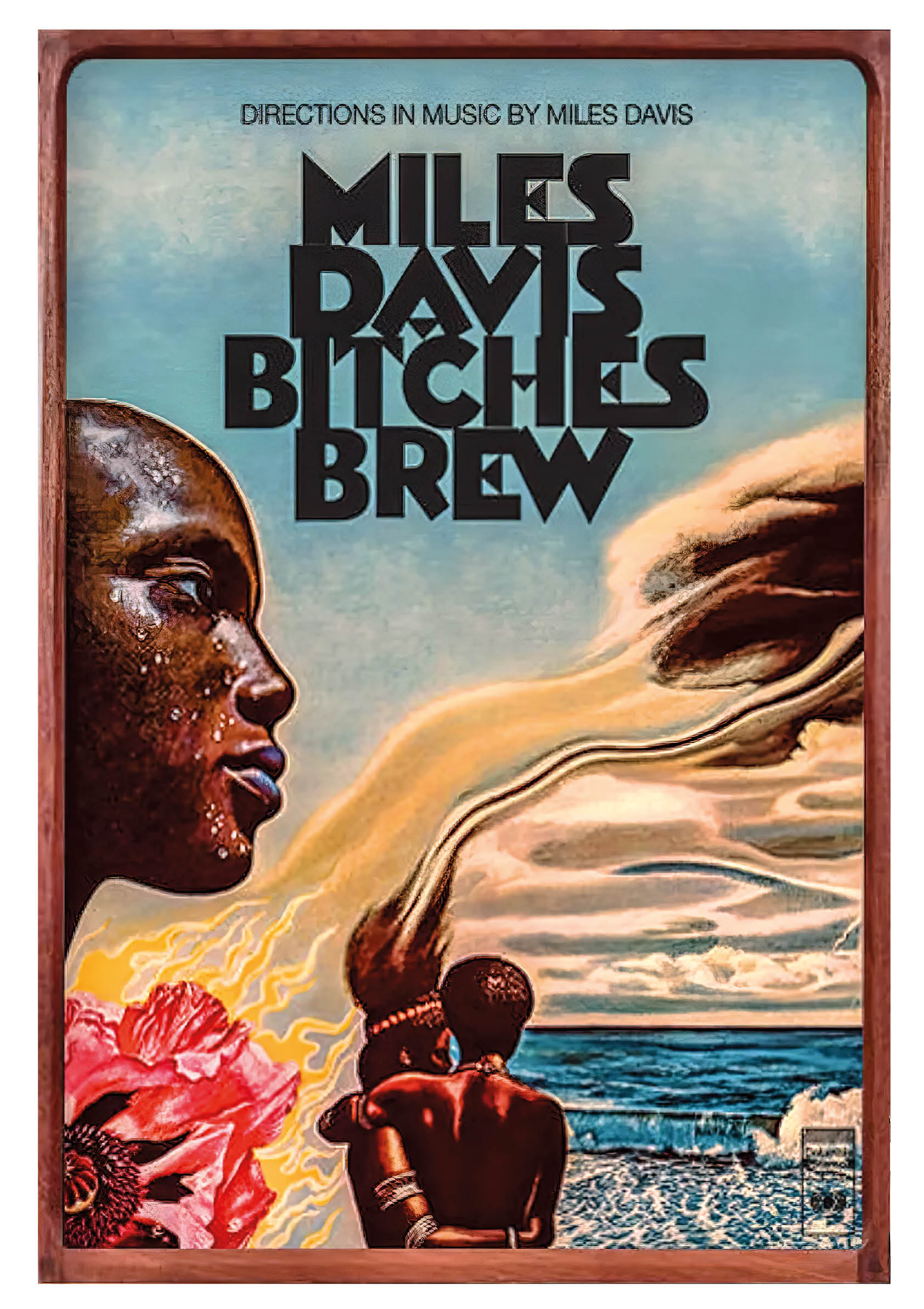 Miles Davis Bitches Brew poster