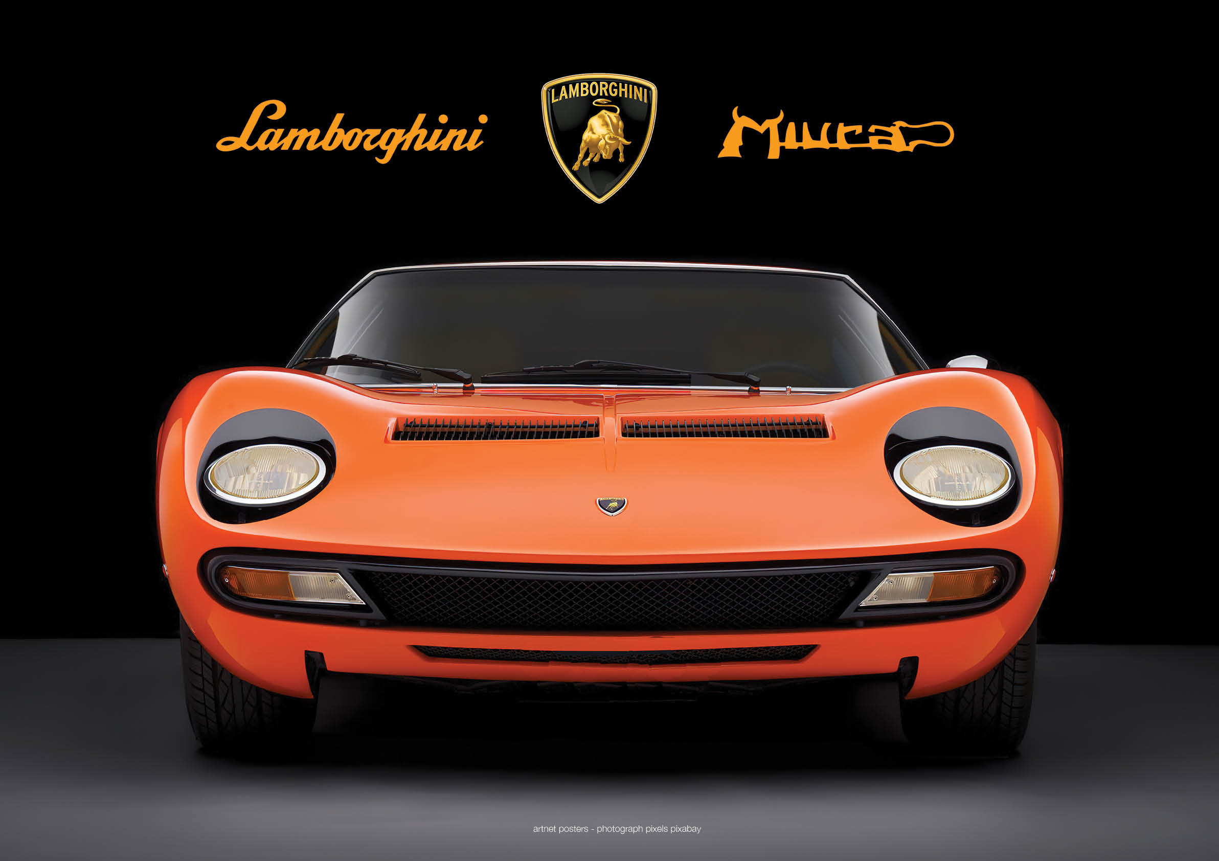 Lamborghini Miura poster