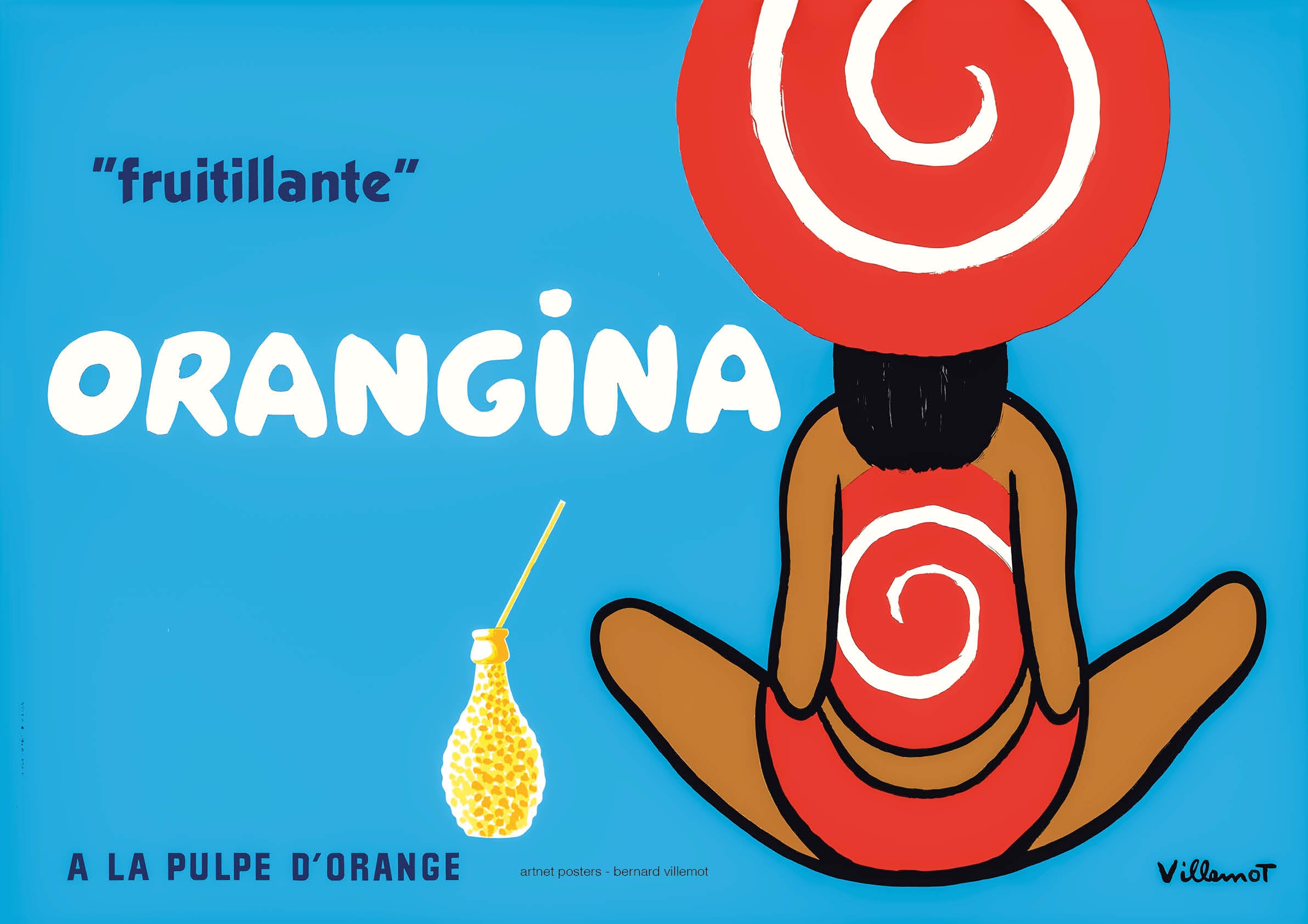 Orangina - Bernard Villemot poster