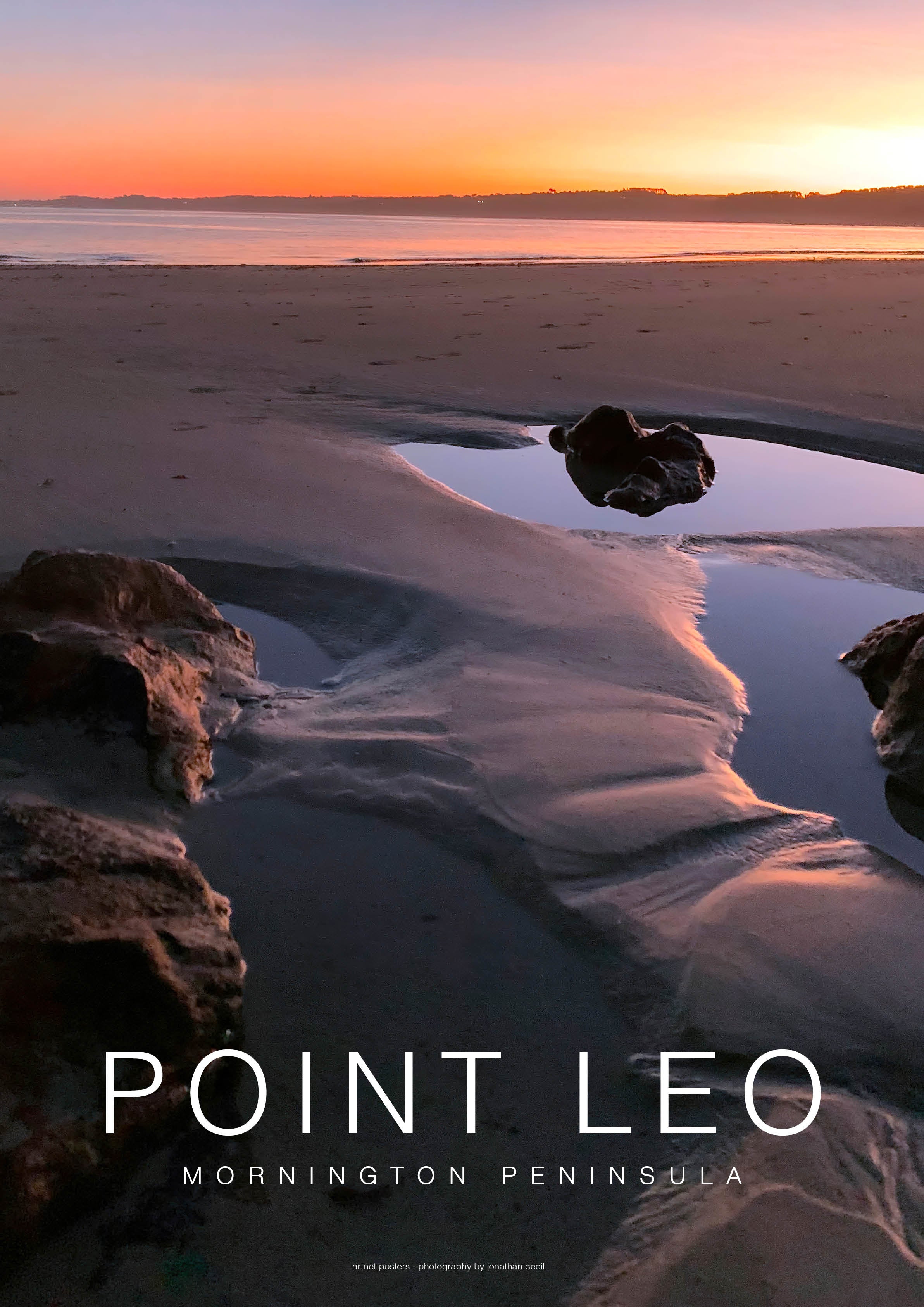 Point Leo Beach poster