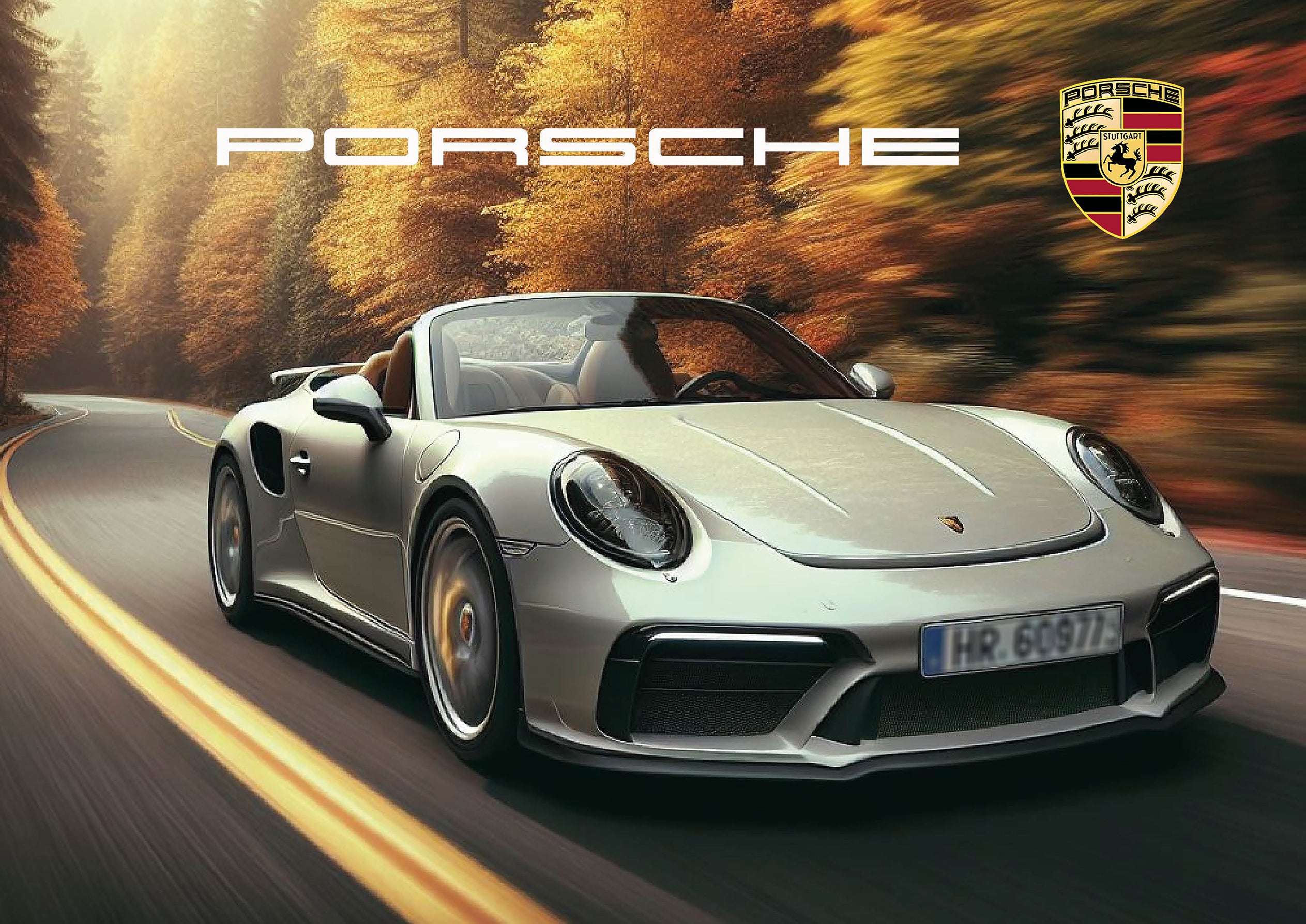 Porsche 911 Cabriolet poster