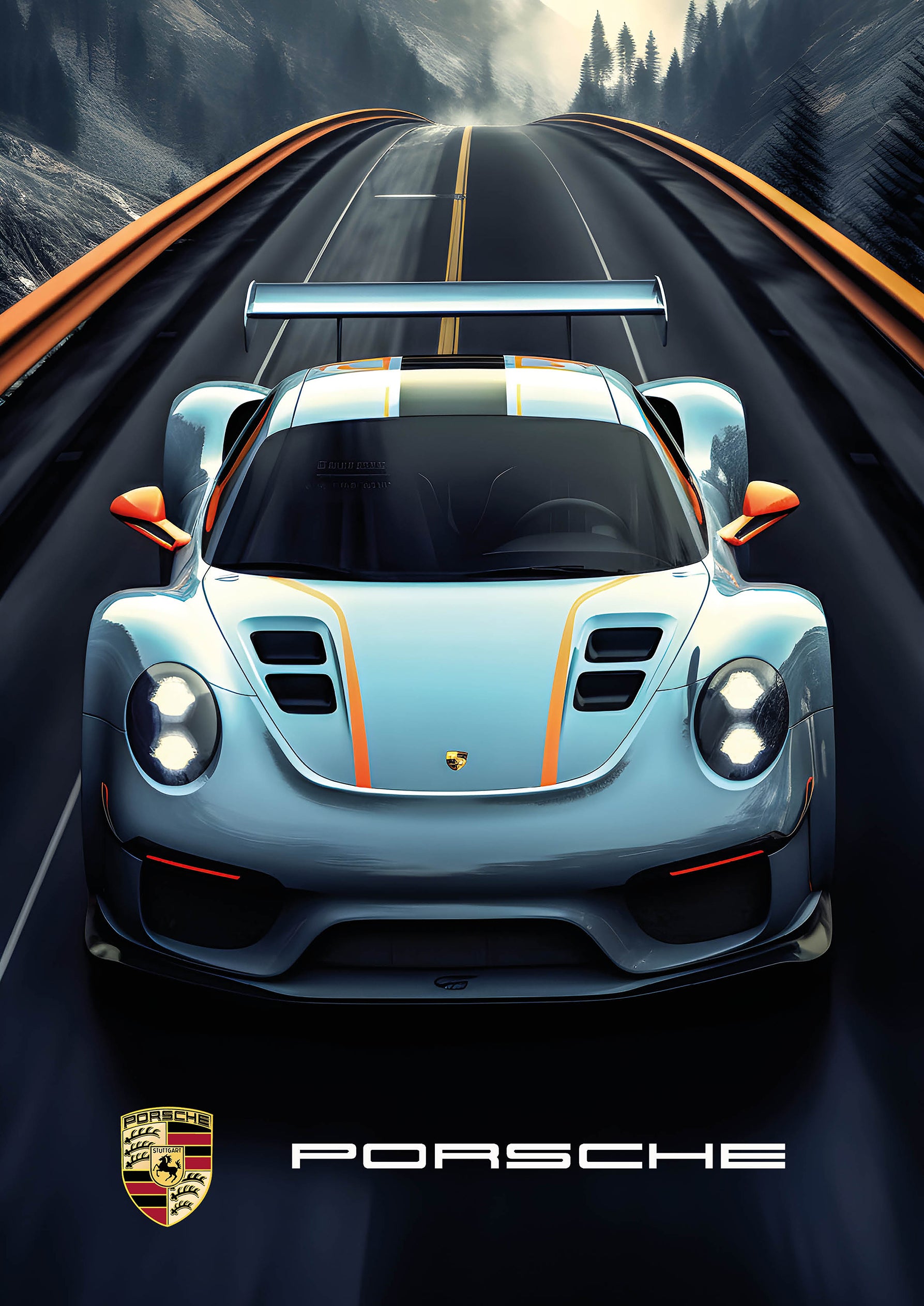 Porsche GT3 poster