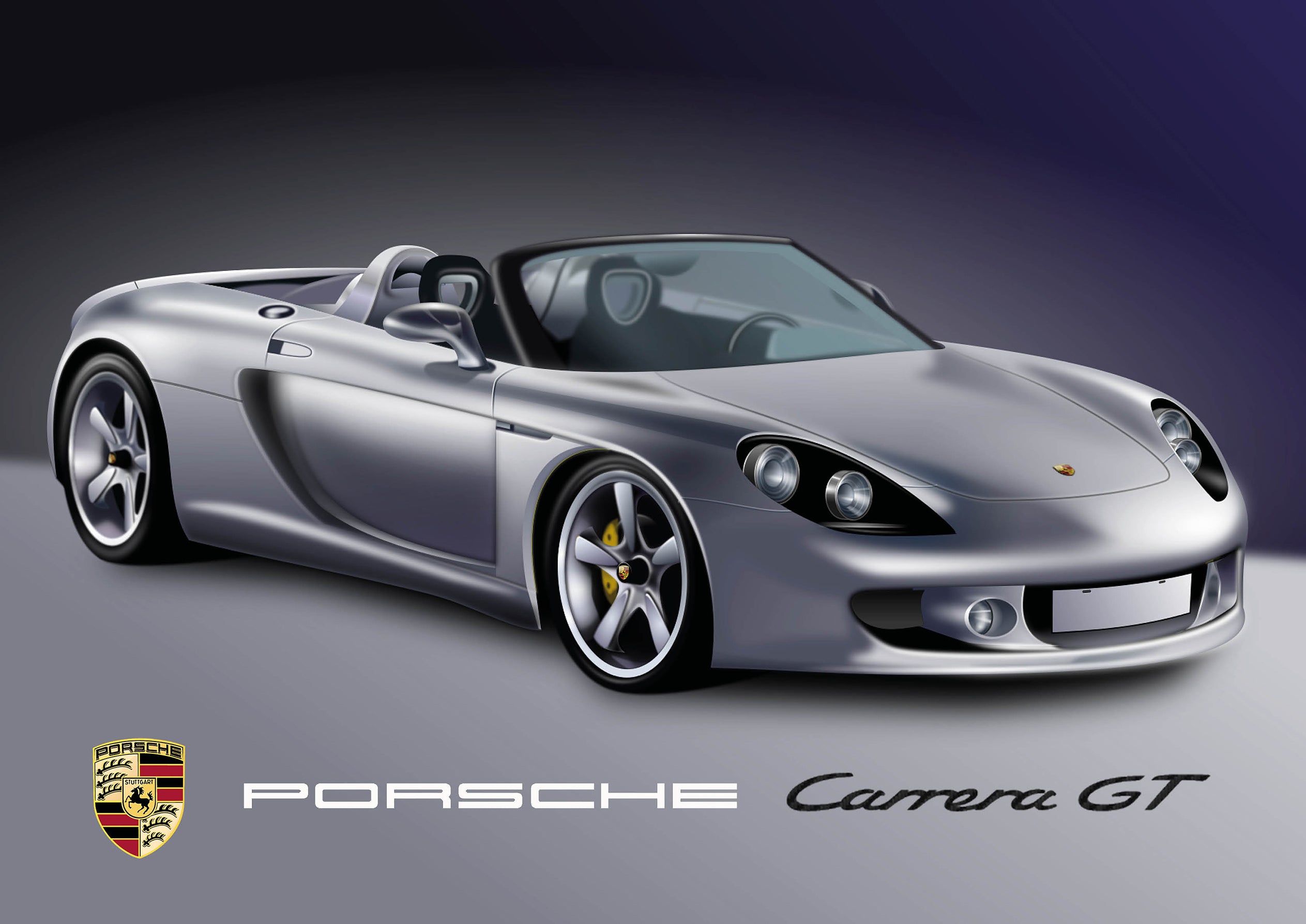 Porsche Carrera GT poster