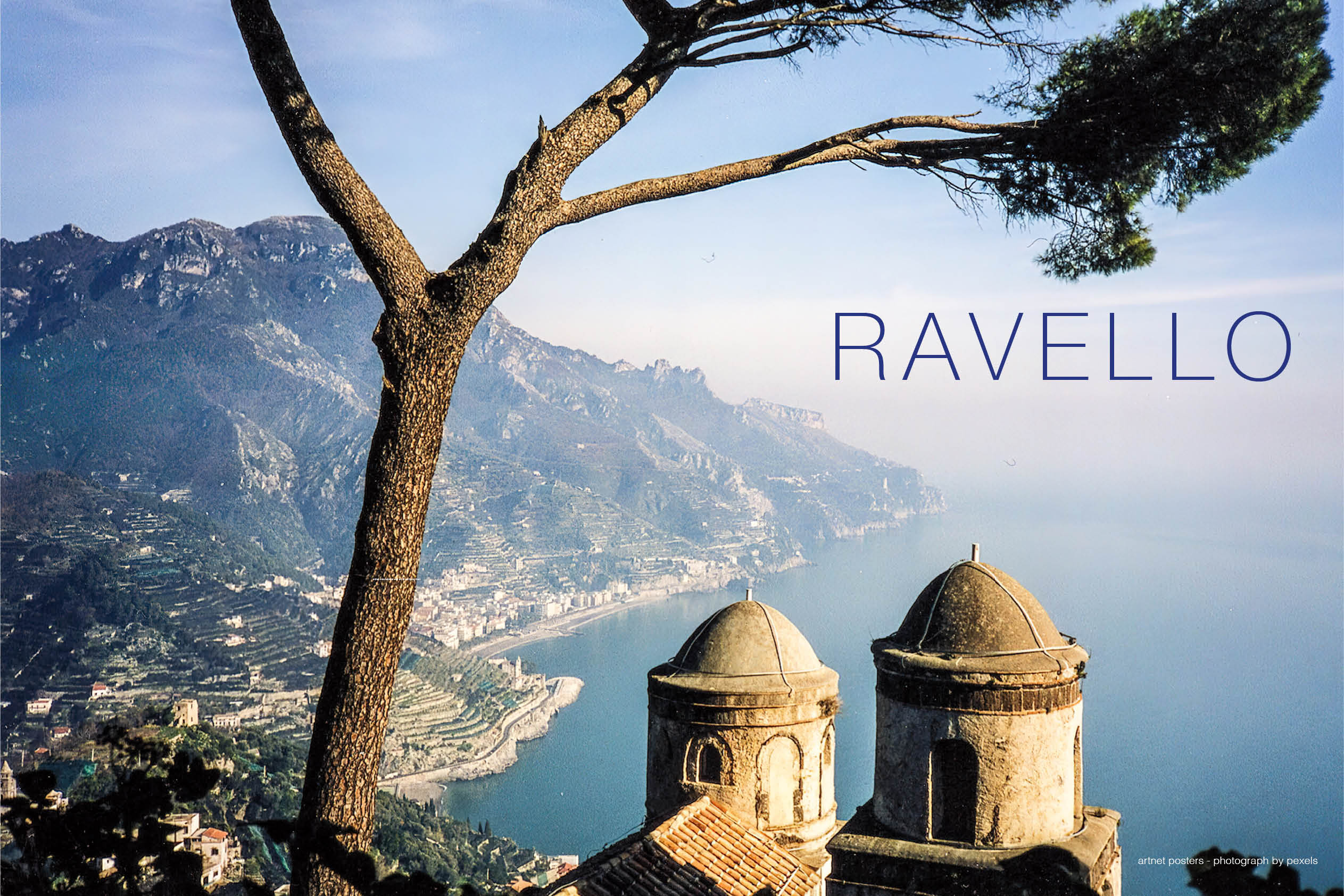 Ravello panorama poster