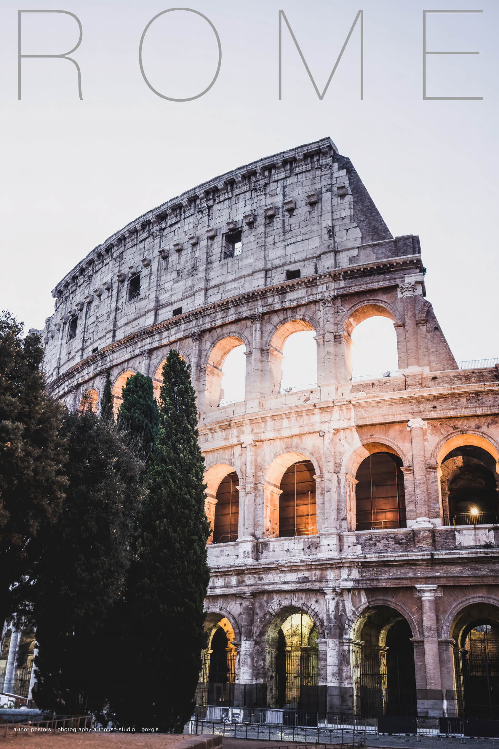 Rome Colosseum poster