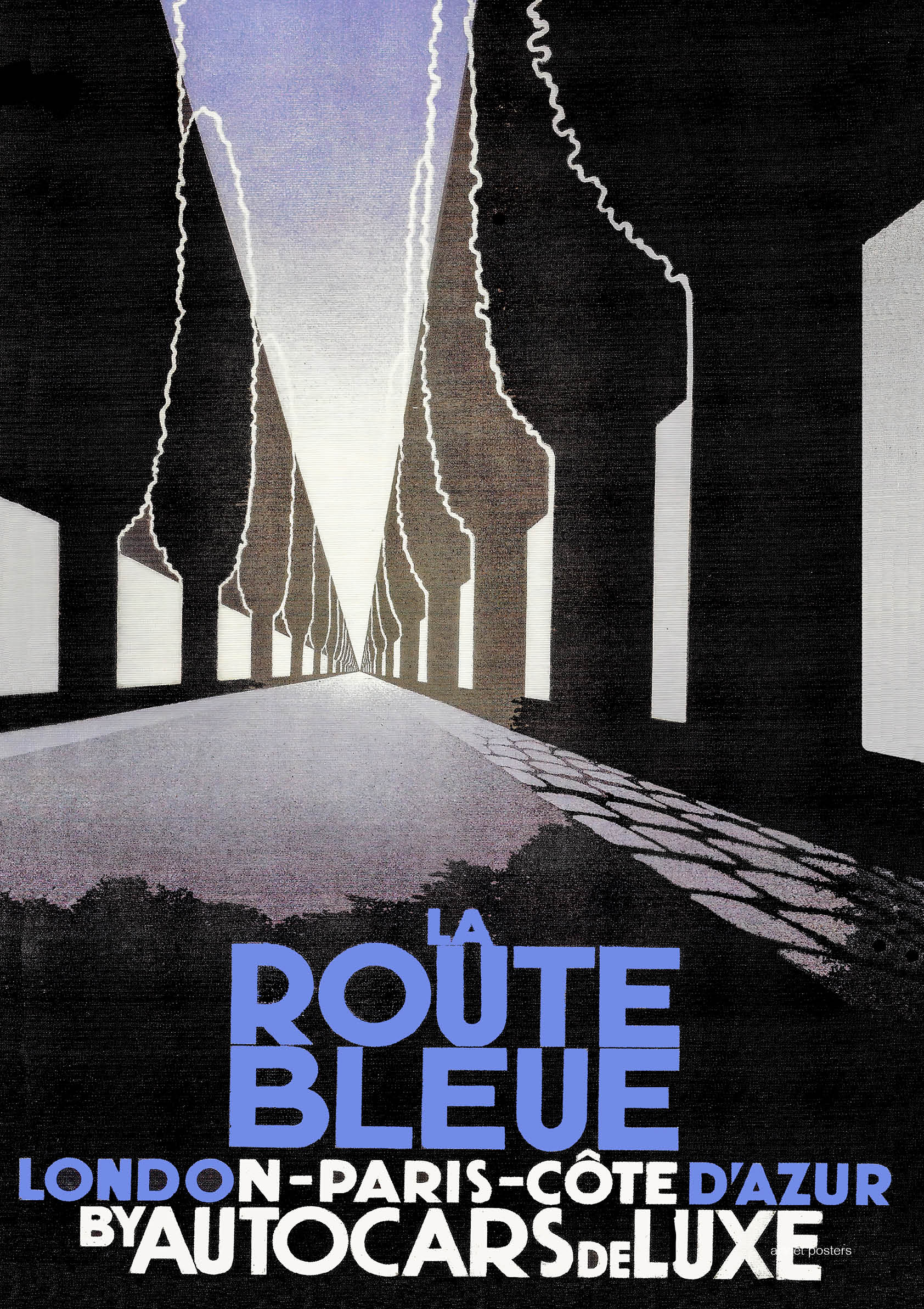 Route Bleue poster