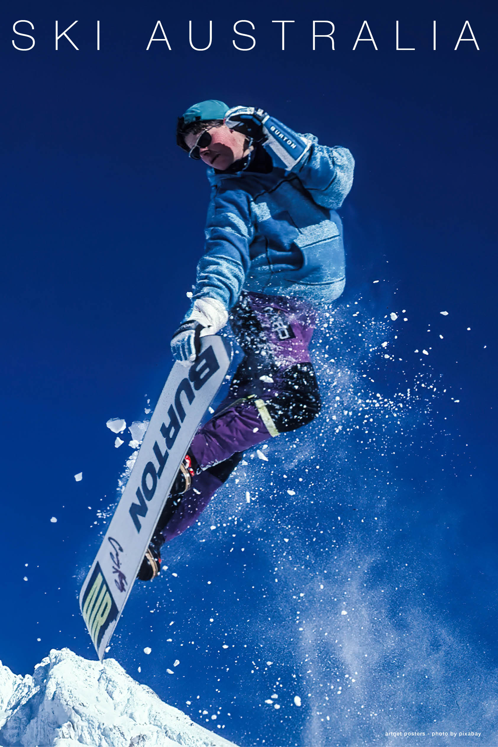 Snowboarding Australia poster