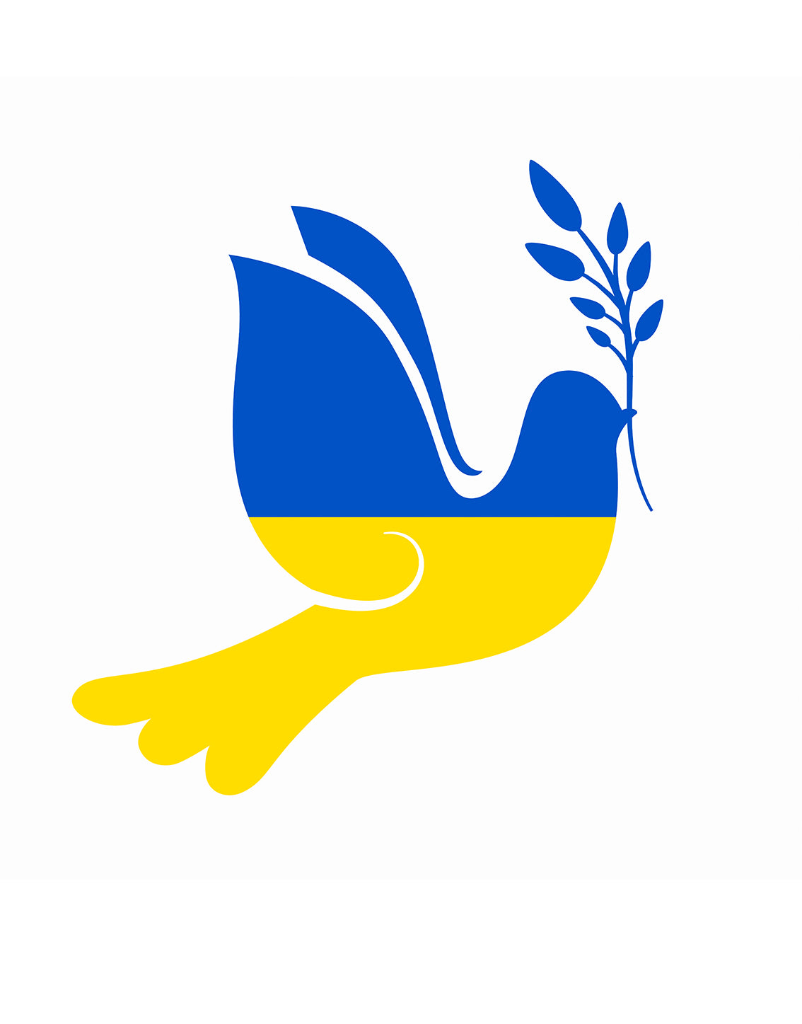 Ukraine Peace Dove poster